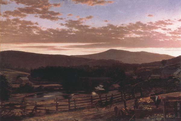 Frederic E.Church Ira Mountain,Vermont oil painting image